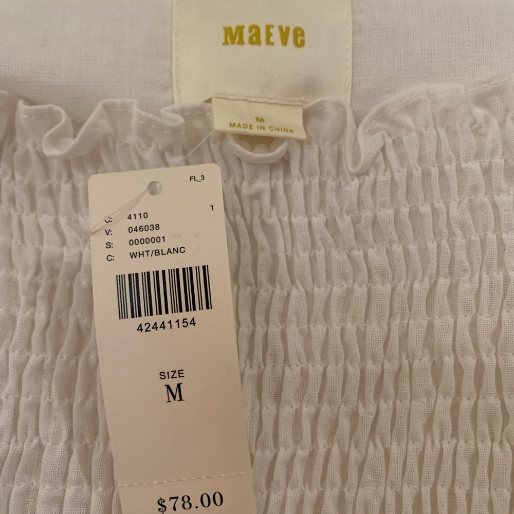 White Anthropologie Top - Picture 2 of 3